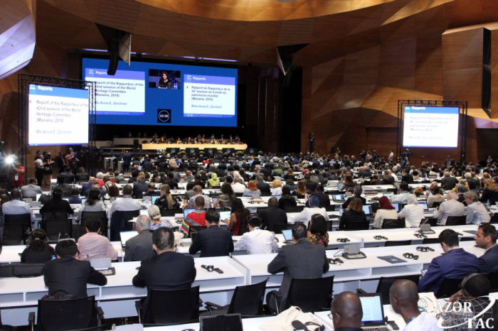La primera sesión plenaria arranca en el marco de la 43ª sesión del Comité del Patrimonio Mundial de la UNESCO