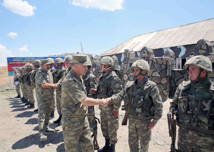  Azerbaijani deputy defense minister checks readiness of army units for winter -  PHOTO  
