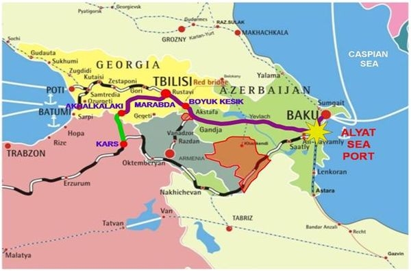   Se redujo el transporte de carga en la sección azerbaiyana de TRACECA  