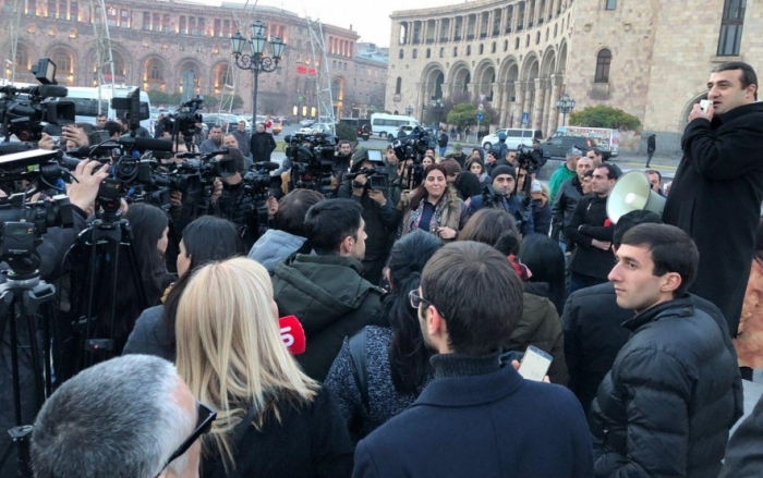  Anhänger von Kocharyan protestieren 