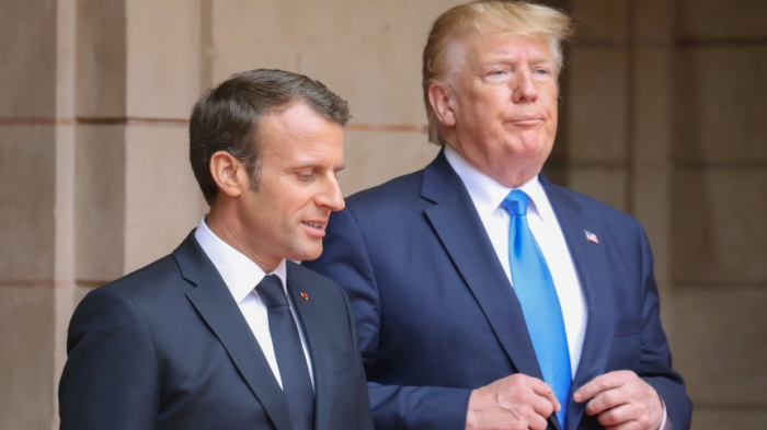   Trump maßregelt Macron -   "niemand spricht für die USA"    