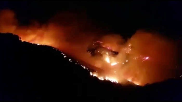   VIDEO:   Evacúan a más de mil personas por un feroz incendio forestal en Gran Canaria