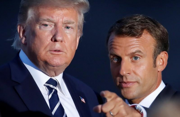   Trump nimmt zum Gipfelabschluss an Pressekonferenz mit Macron teil  