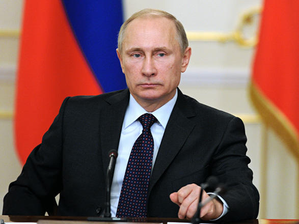  Vladímir Putin felicita a Mehriban Aliyeva 