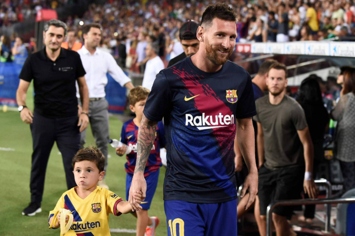 Messi se resiente de su lesión en el sóleo