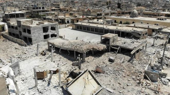 Syria war: US missile strike on 