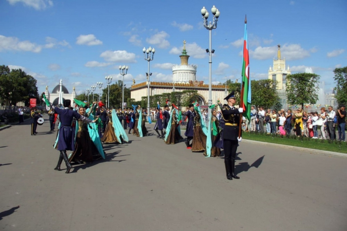   Azerbaijani military band continues performing in Spasskaya Tower music festival  