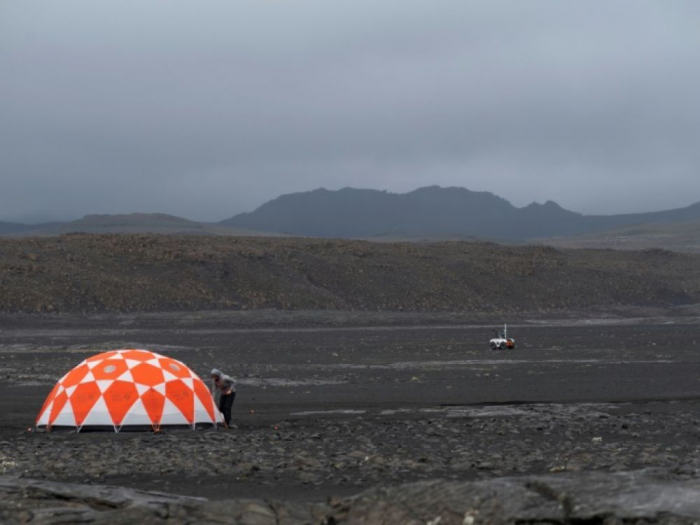 La Nasa se prépare pour Mars dans un champ de lave en Islande