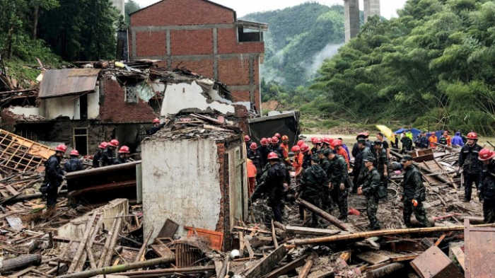  Mindestens 43 Unwetter-  Tote in China  