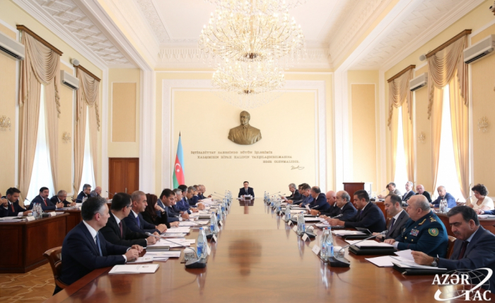  Bajo la presidencia del premier azerbaiyano se celebró una reunión ordinaria del Gabinete de Ministros 