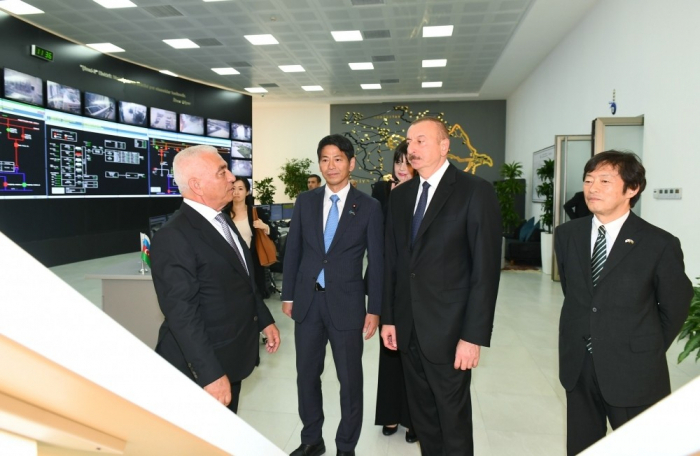  President Ilham Aliyev attends inauguration of Shimal-2 power station - PHOTOS