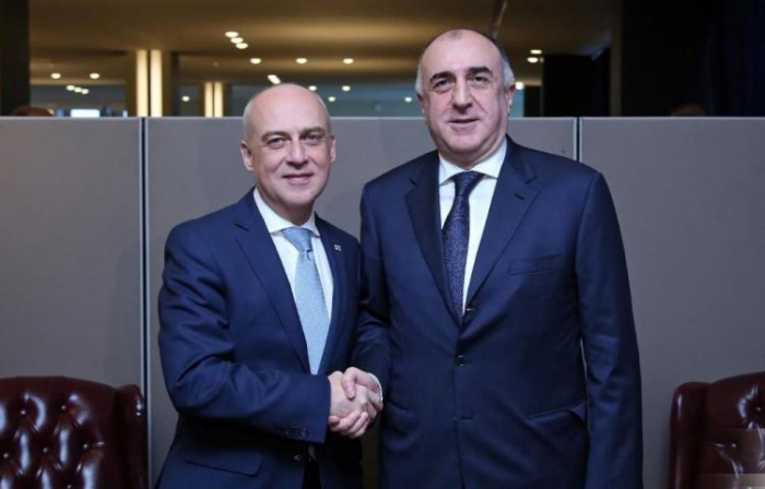  Außenminister von Aserbaidschan und Georgien halten Treffen ab 