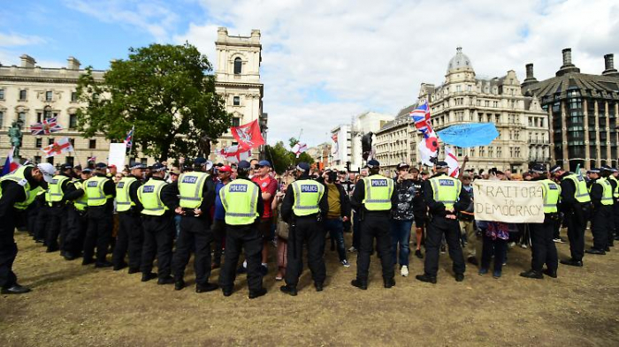 Brexit-Hooligans verbreiten Angst in London