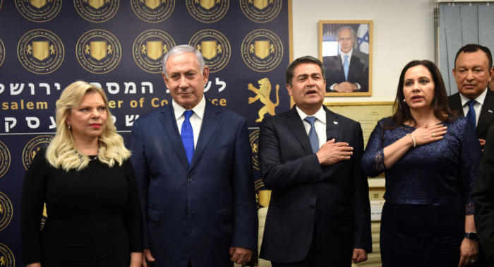 El presidente de Honduras inaugura en Jerusalén una oficina comercial