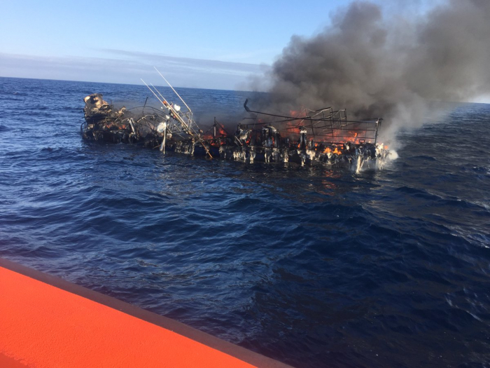 California boat fire: 34 people trapped as boat bursts into flames