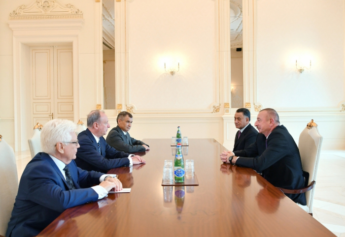   Ilham Aliyev recibe a Nikolái Pátrushev –   FOTO    