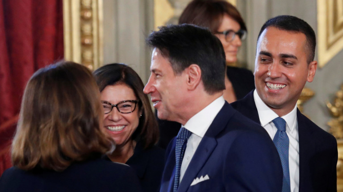 New Italian coalition govt sworn in