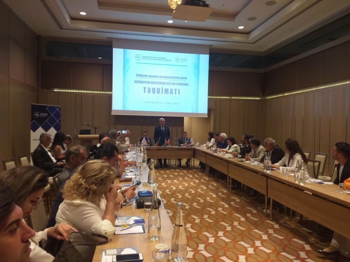 Presentación del Fondo de Apoyo a la Diáspora de Azerbaiyán en Estambul