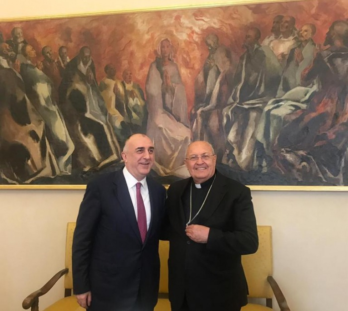  Azerbaijani FM meets Vatican Prefect of Congregation for Oriental Churches 