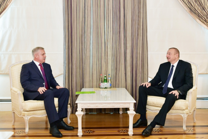   Ilham Aliyev reçoit une délégation menée par le secrétaire d’Etat du Conseil de sécurité biélorusse  