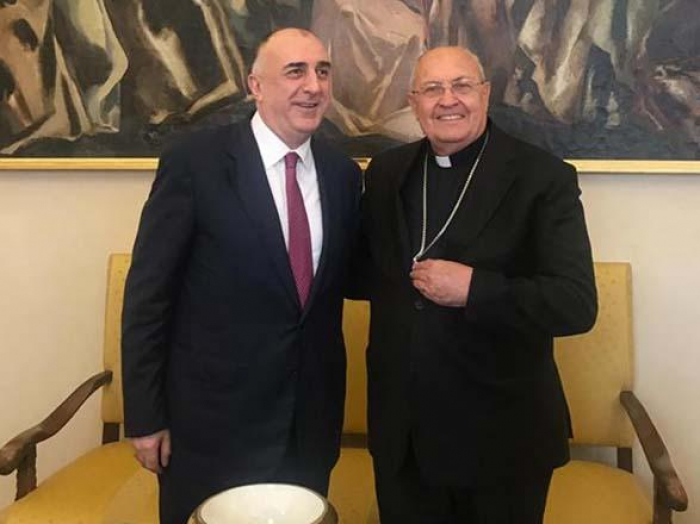   Ministro de Exteriores azerbaiyano se reúne con el cardenal Sandri  