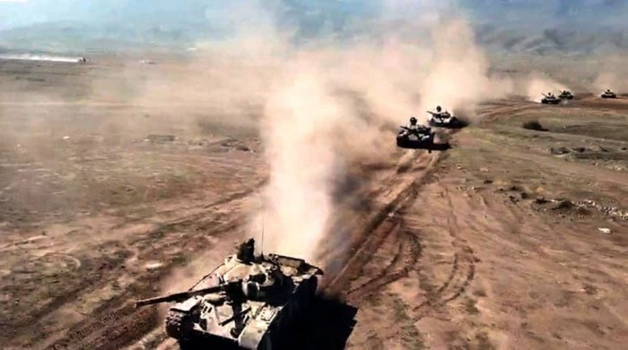  Azerbaijani army conducts live-fire stage of large-scale drills - VIDEO, PHOTOS