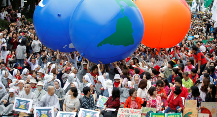Millones de personas toman las calles de 163 países en una huelga climática global