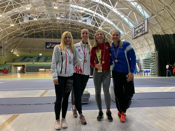 Azerbaijani female fencer claims silver at Satellite Tournament