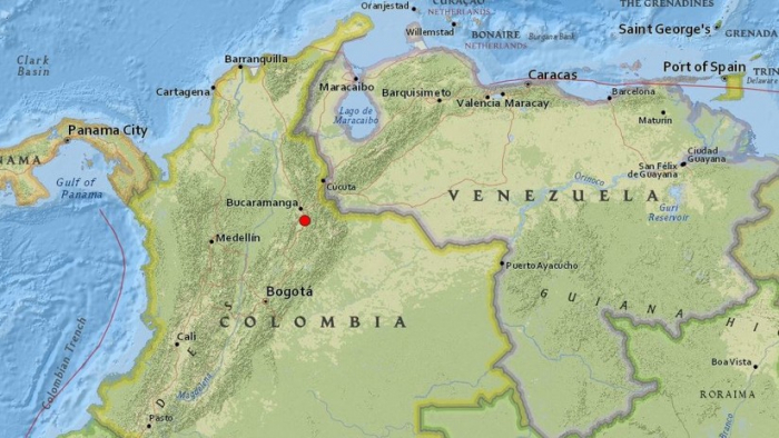   Colombia  : Se registra un sismo de magnitud 5,2 sentido en varias partes del país