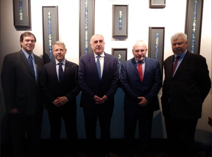   Aserbaidschanischer Außenminister und Ko-Vorsitzende der OSZE-Minsk-Gruppe treffen sich in New York  