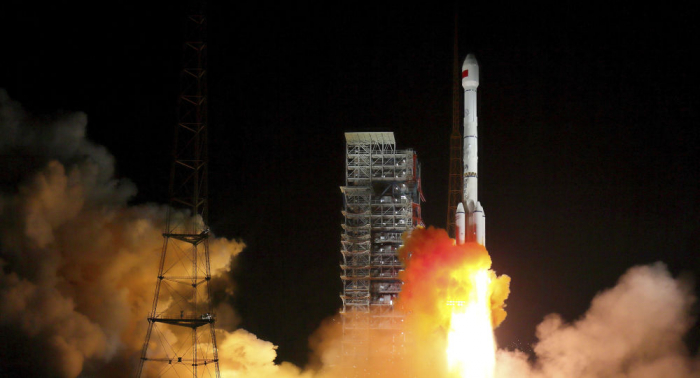  China bringt erfolgreich zwei Satelliten ins All –  Fotos und Video  