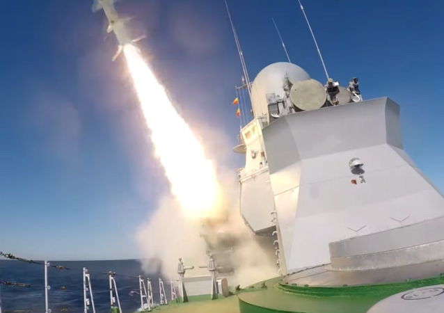   Erster Start des Marschflugkörpers „Uran“ vom Raketenschiff „Smertsch“ -   Video    