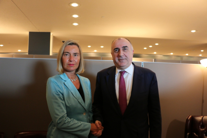  Azerbaijani FM Mammadyarov meets with EU