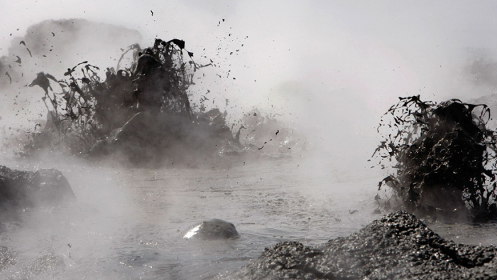 Descubren un complejo de volcanes y flujos de lava ocultos bajo el mar