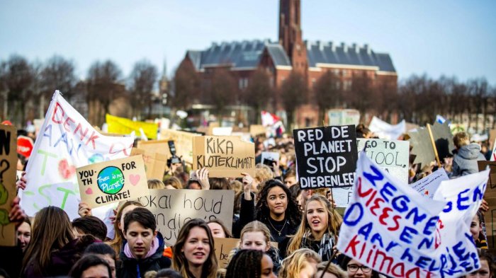   Pays-Bas:   35.000 personnes dans les rues de La Haye pour le climat