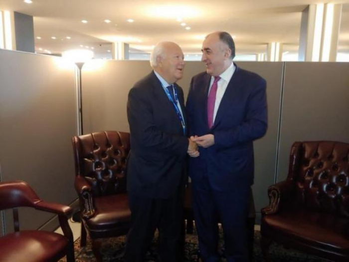   Le chef de la diplomatie azerbaïdjanaise a rencontré le haut représentant de l