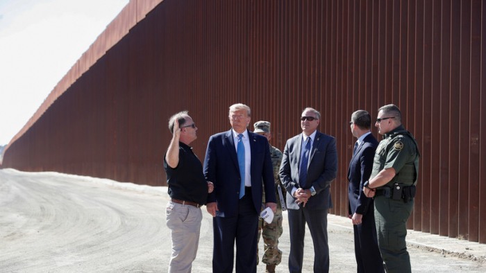 Washington transfiere tierras públicas al Ejército para construir el muro fronterizo