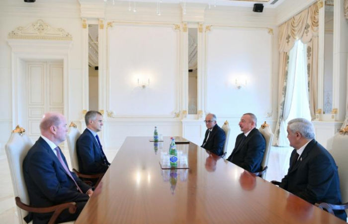   President Ilham Aliyev receives Chairman of BP board  