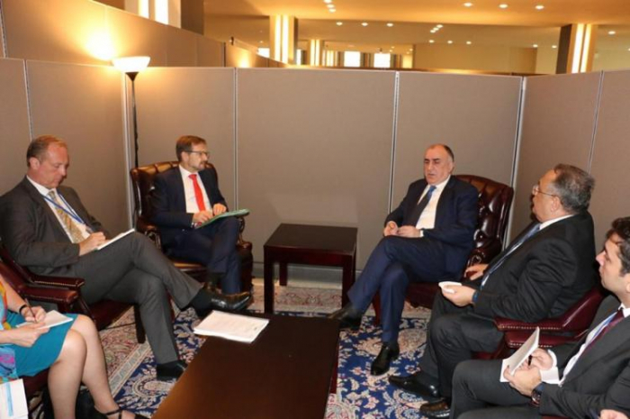  Rencontre du chef de la diplomatie azerbaïdjanaise avec le secrétaire général de l