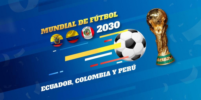 Ecuador propone a Colombia y Perú organizar conjuntamente el Mundial de fútbol 2030
