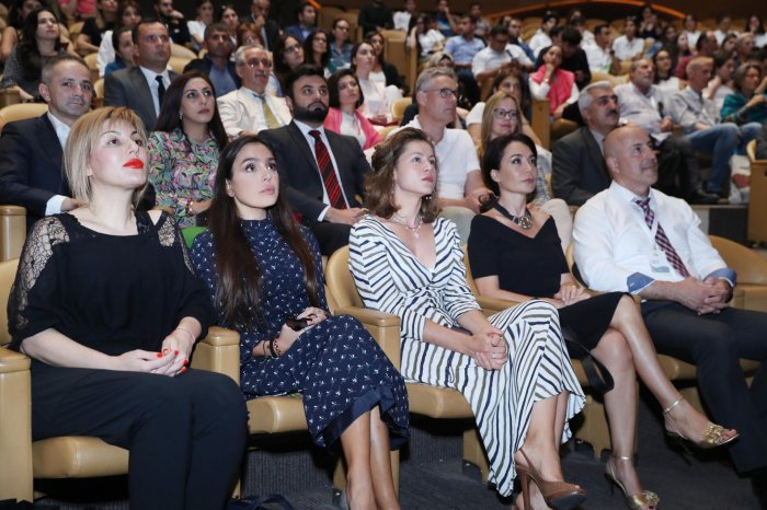   VP of H. Aliyev Foundation Leyla Aliyeva attends lecture of Russian scientist  