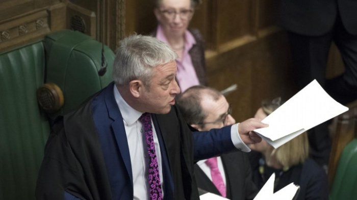 Parlamentssprecher Bercow fordert Mäßigung