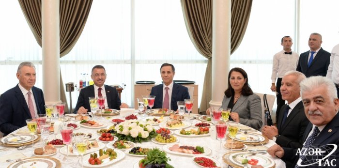   Azerbaijani Prime Minister hosts official dinner in honor of Turkish Vice President Fuat Oktay  