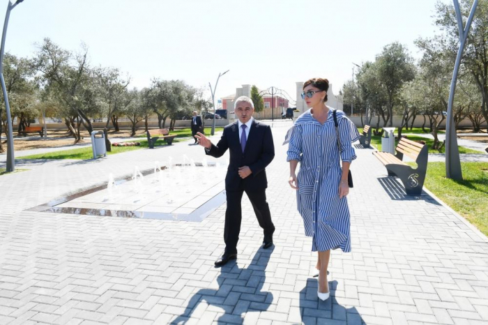 First Vice-President Mehriban Aliyeva visits Kurdakhani district -  PHOTOS  