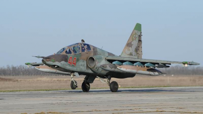 Su-25 Jet crashes in Russia