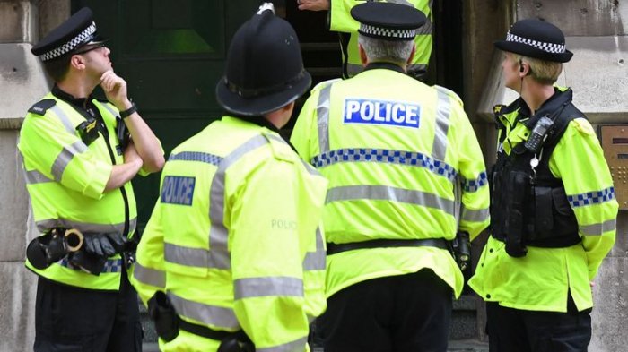 Bomb disposal officers responding to suspect package at UK