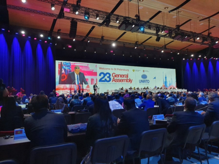   Azerbaijani delegation attends 23rd session of UNWTO General Assembly  
