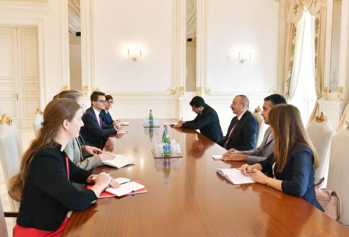  Ilham Aliyev recibe al Presidente del Consejo de los Estados de la Confederación Suiza-Actualizado