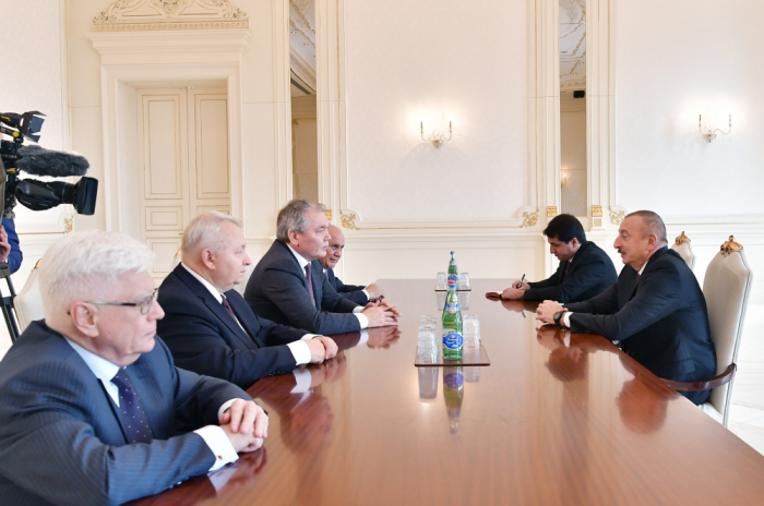  Presidente Ilham Aliyev recibe a la delegación rusa-  Actualizado  