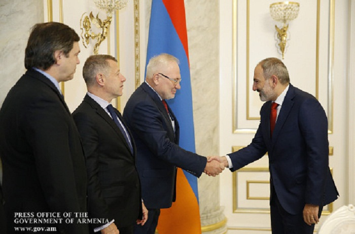  OSCE MG co-chairs meet Armenian PM Pashinyan